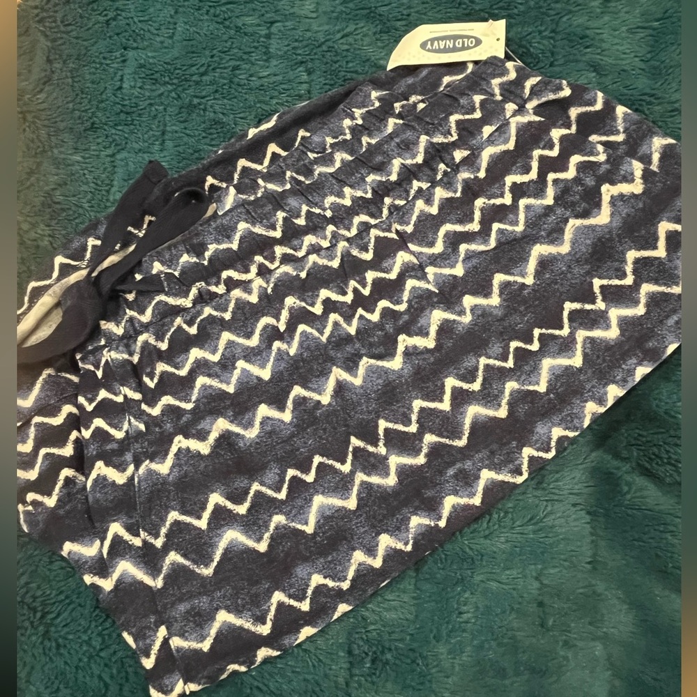 Blue and white shorts